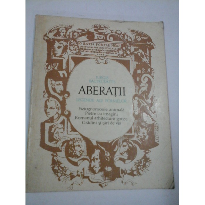 ABERATII - Jurgis BALTRUSAITIS ABERATII - Jurgis BALTRUSAITIS